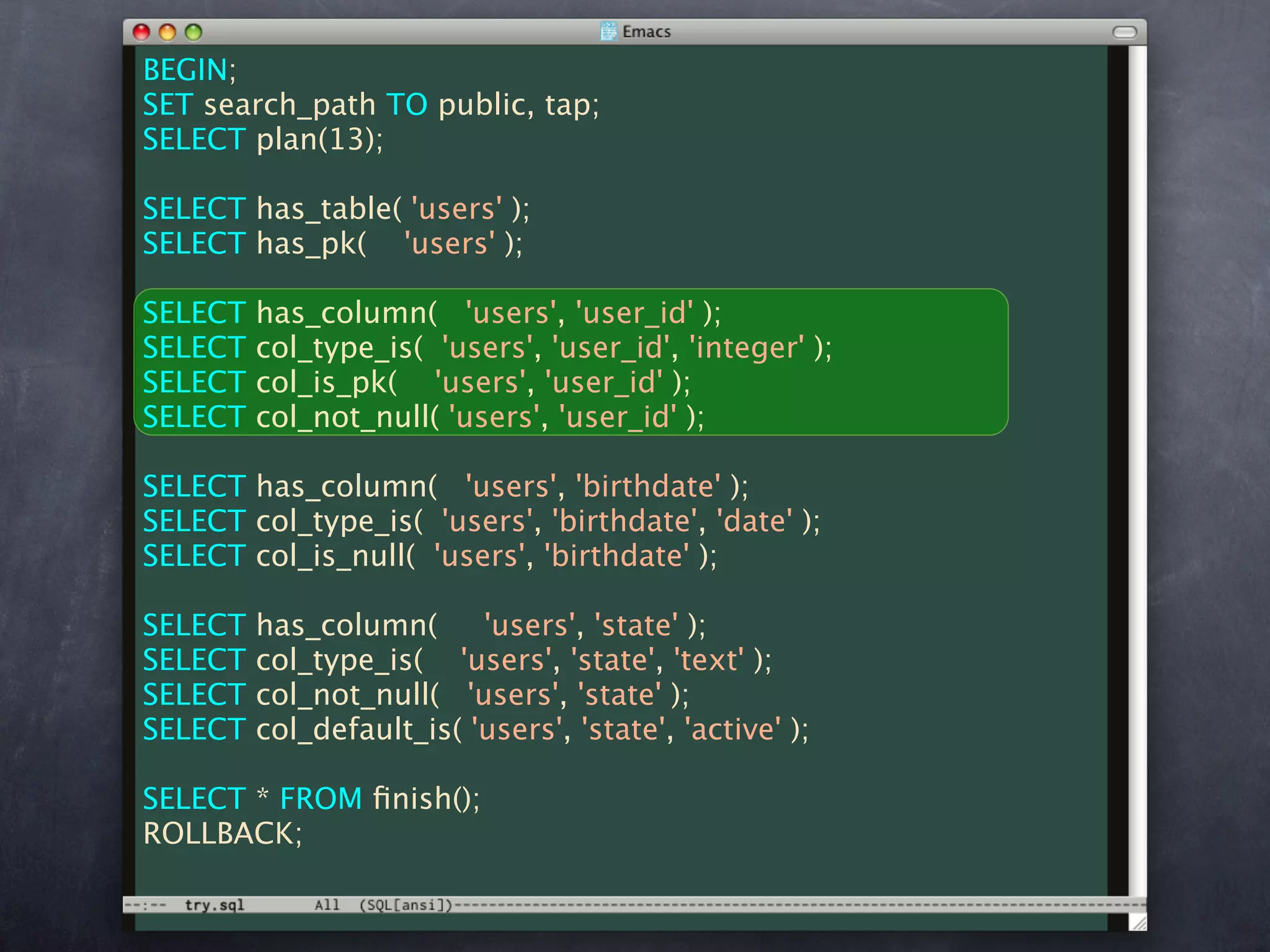 Unit Test Your Database