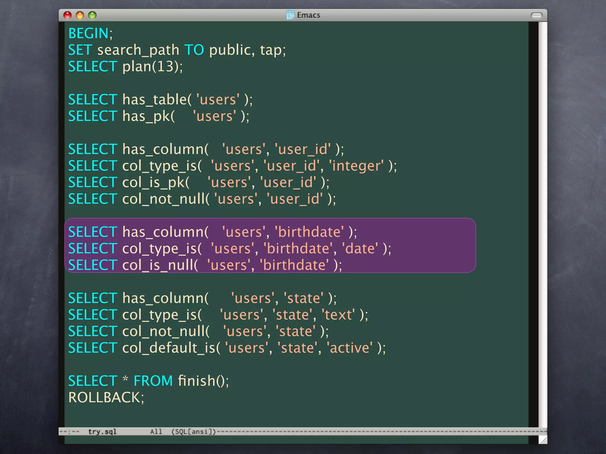 Unit Test Your Database