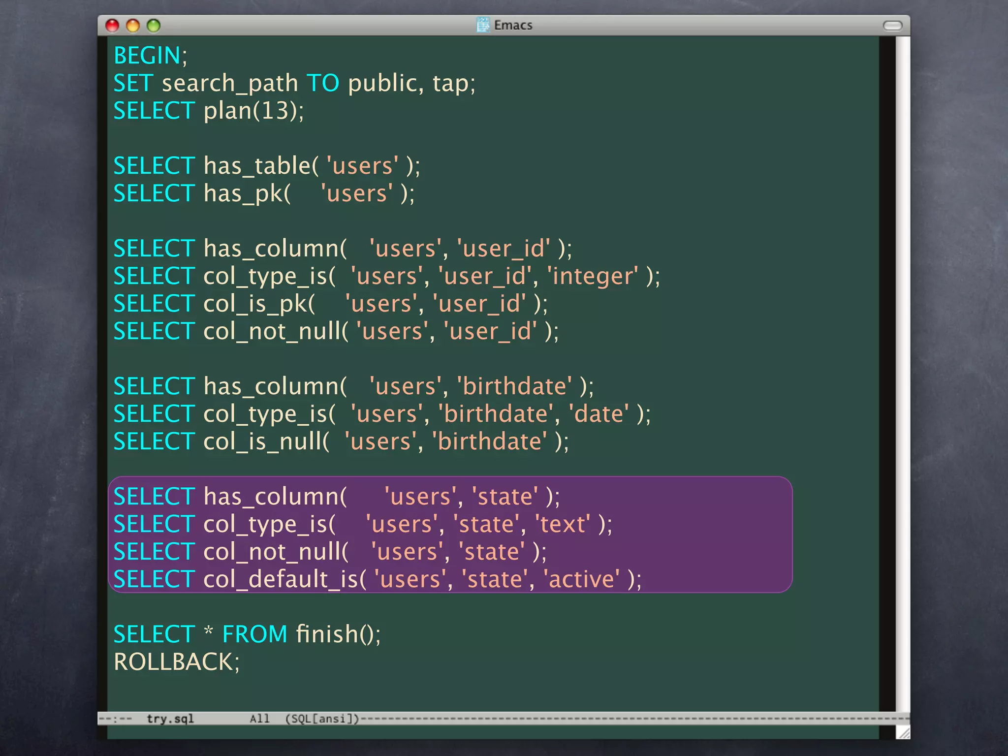 Unit Test Your Database