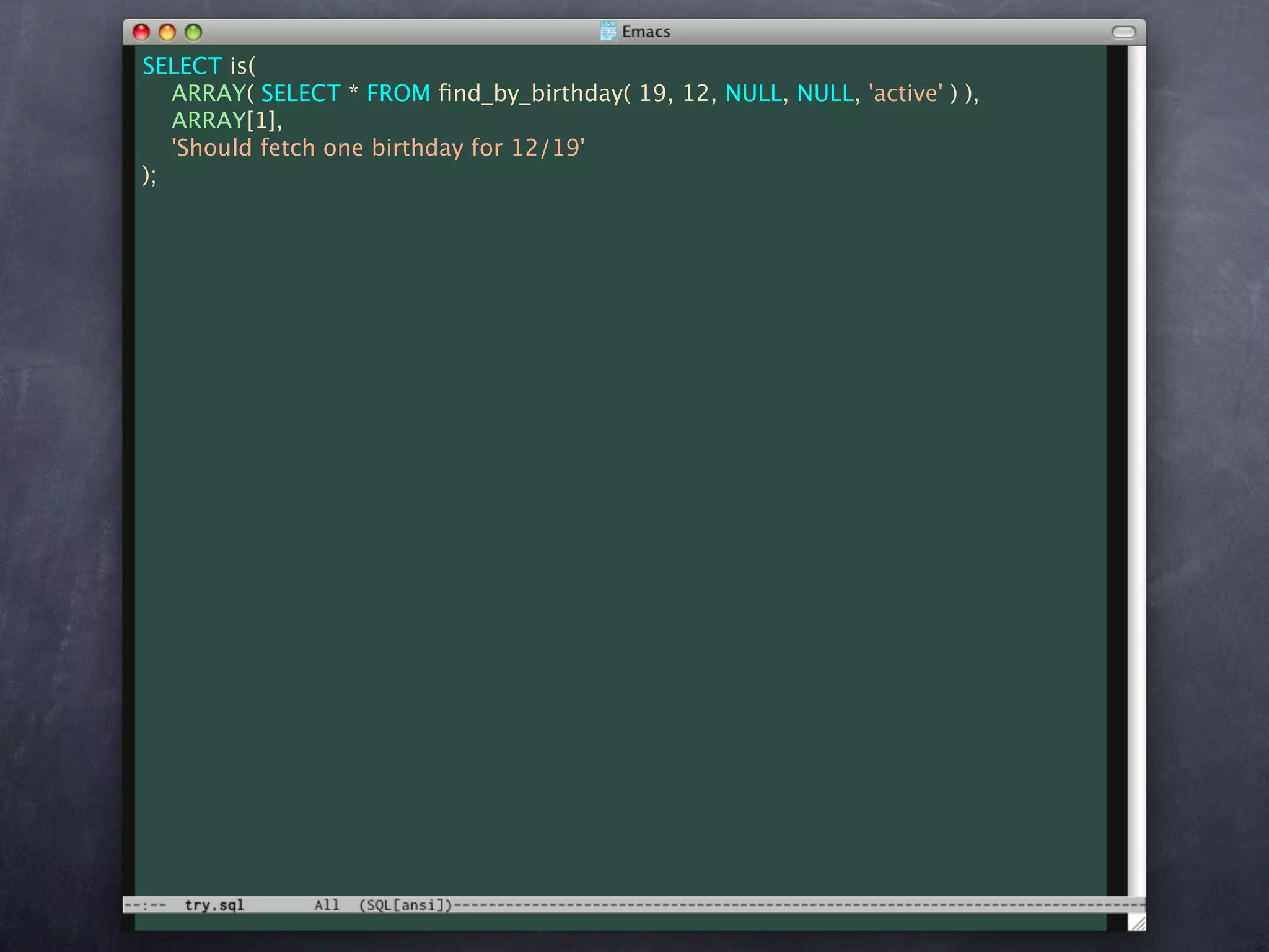 Unit Test Your Database