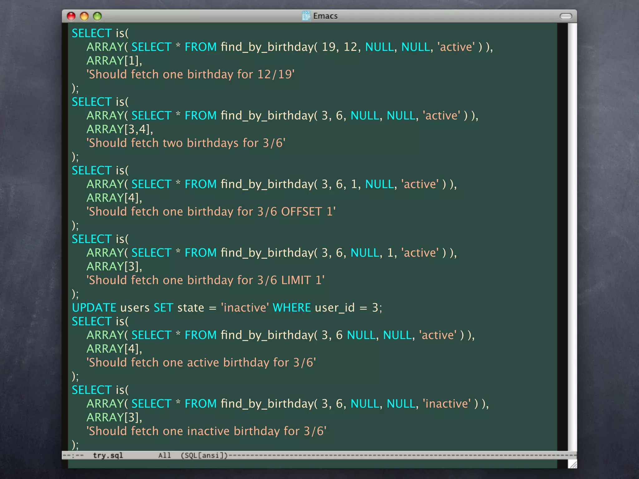 Unit Test Your Database