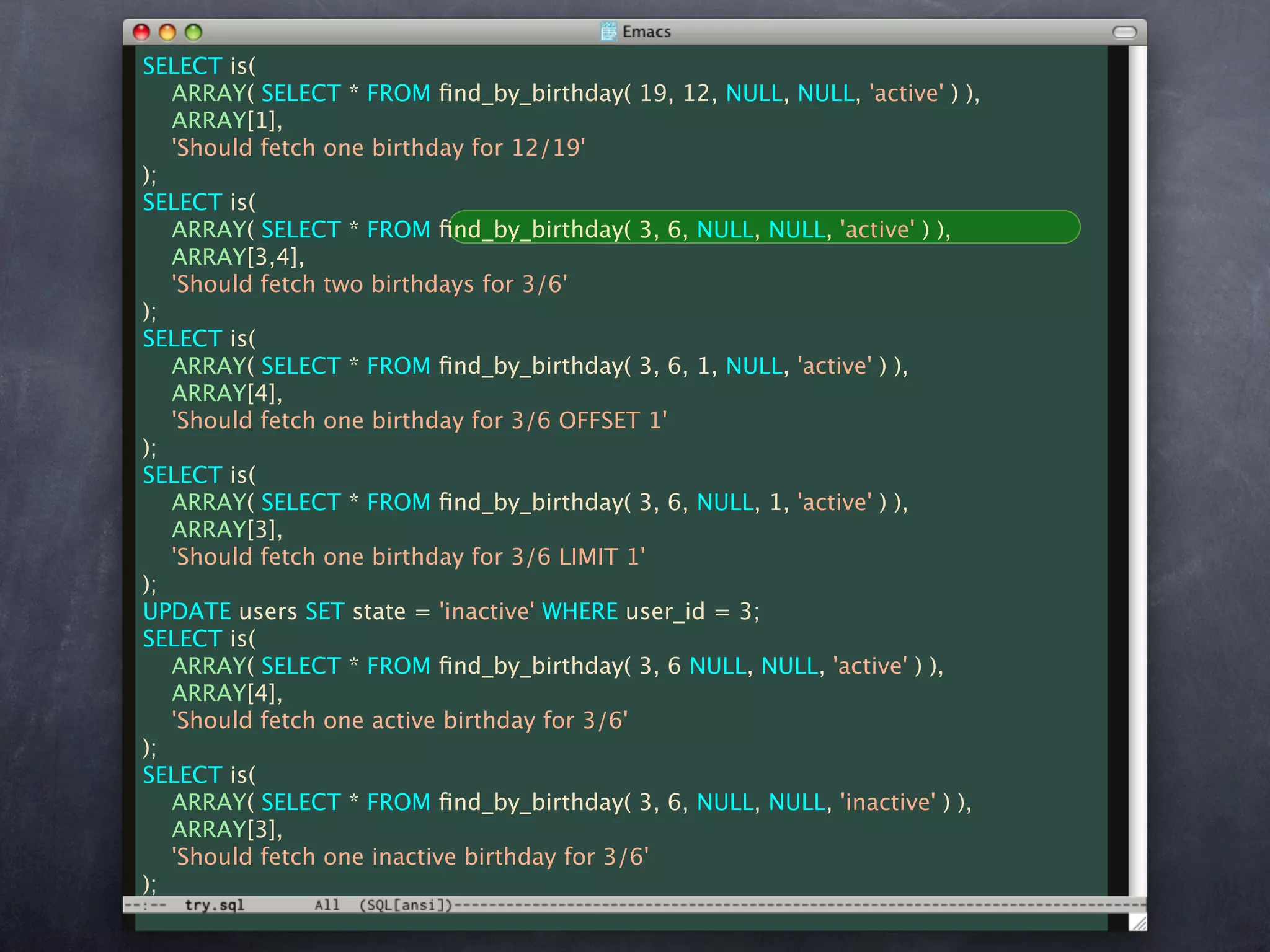 Unit Test Your Database