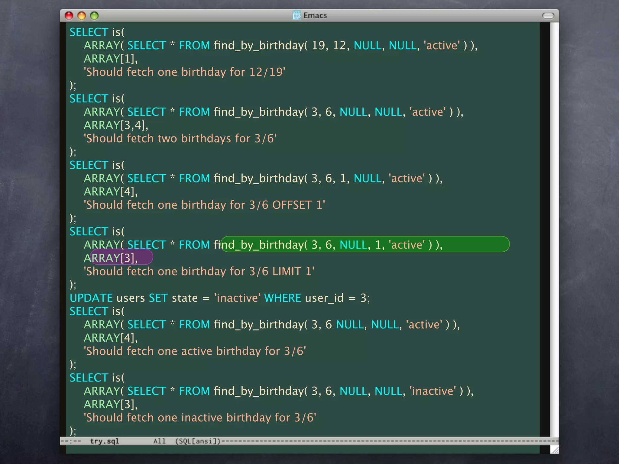 Unit Test Your Database
