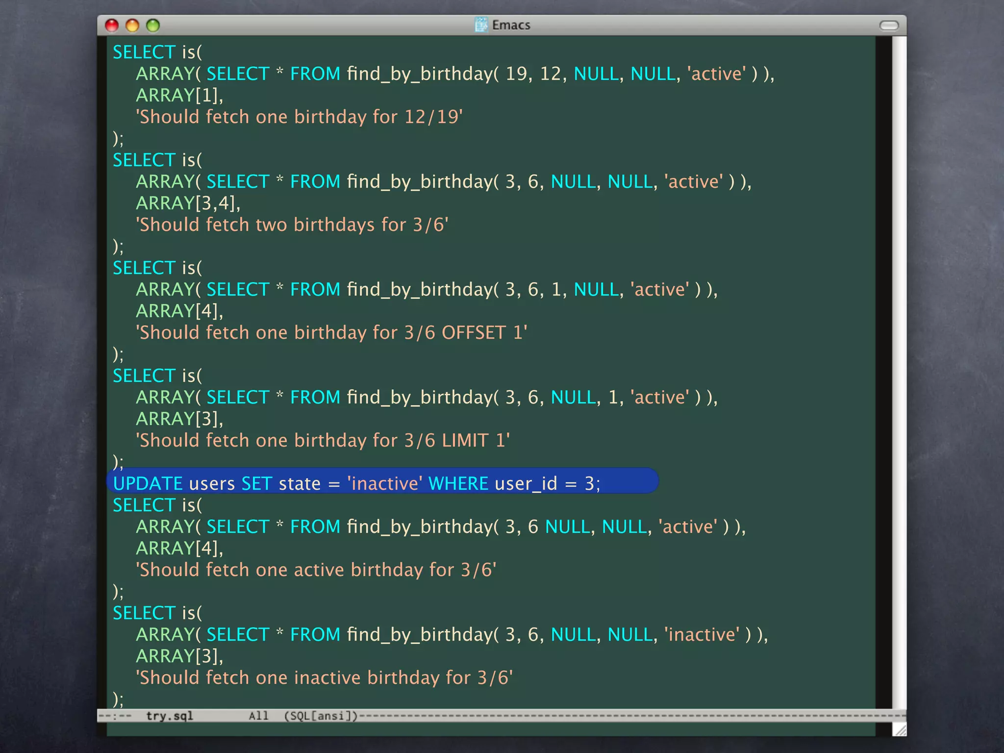 Unit Test Your Database