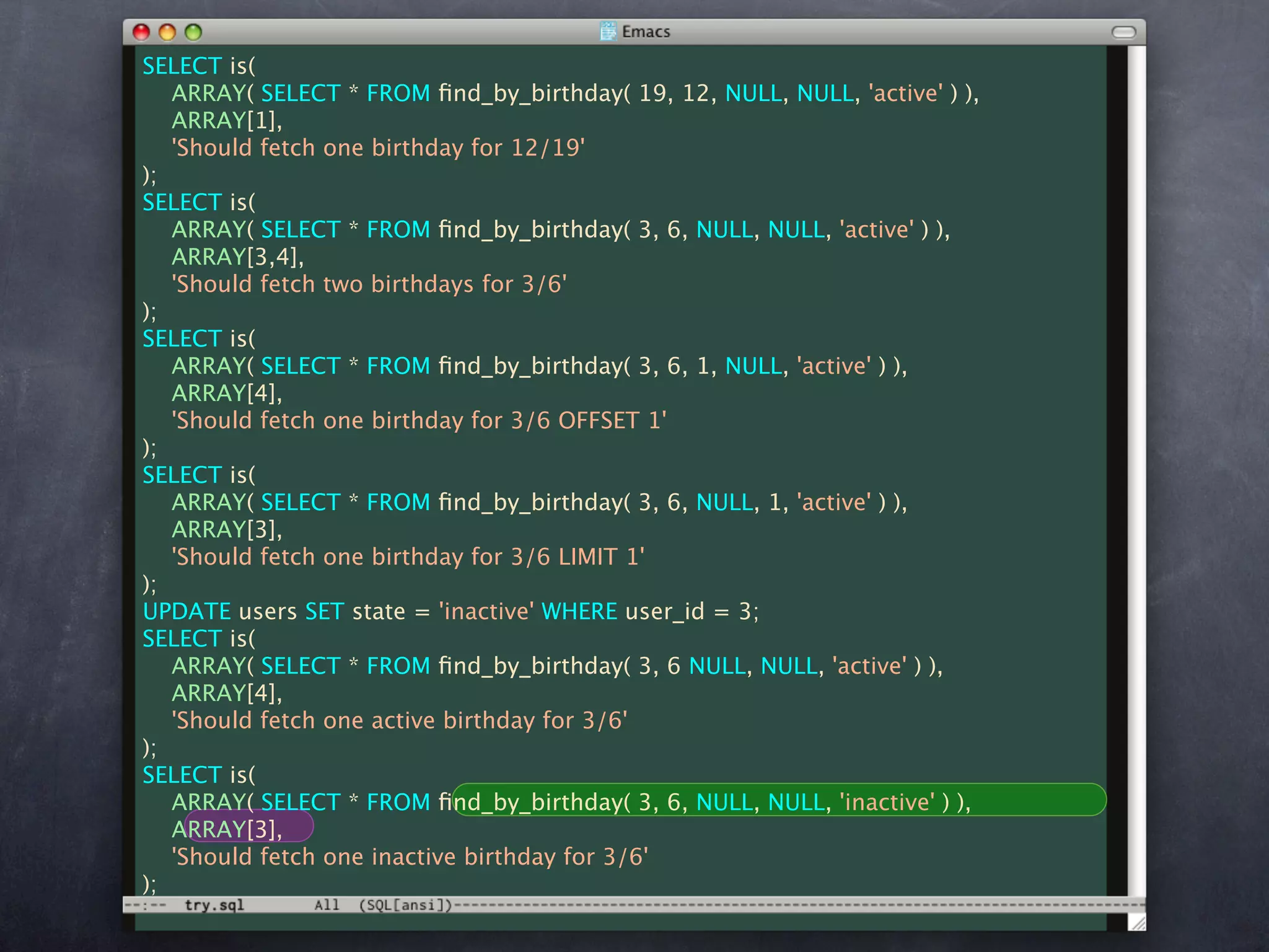 Unit Test Your Database