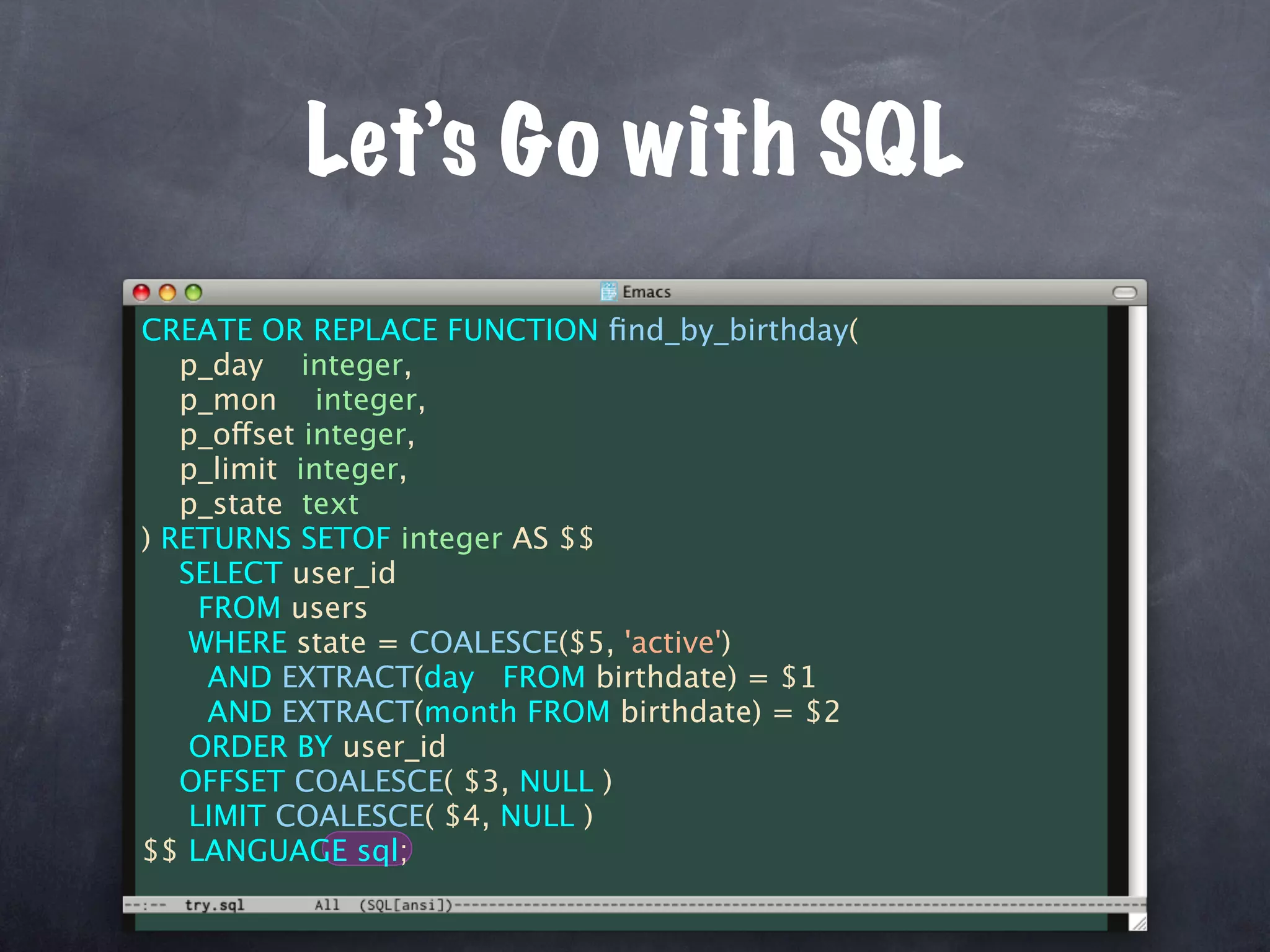 Unit Test Your Database