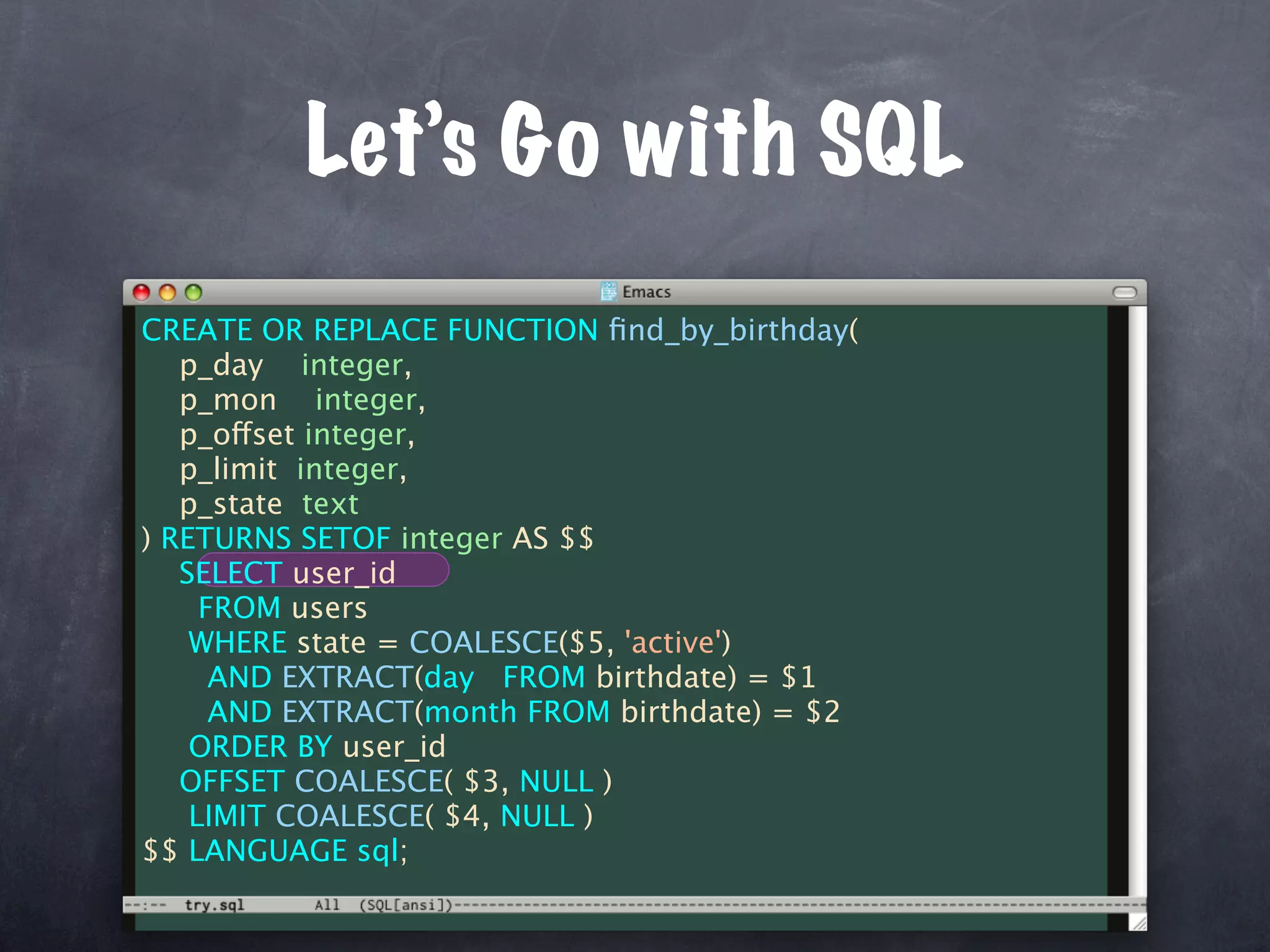 Unit Test Your Database