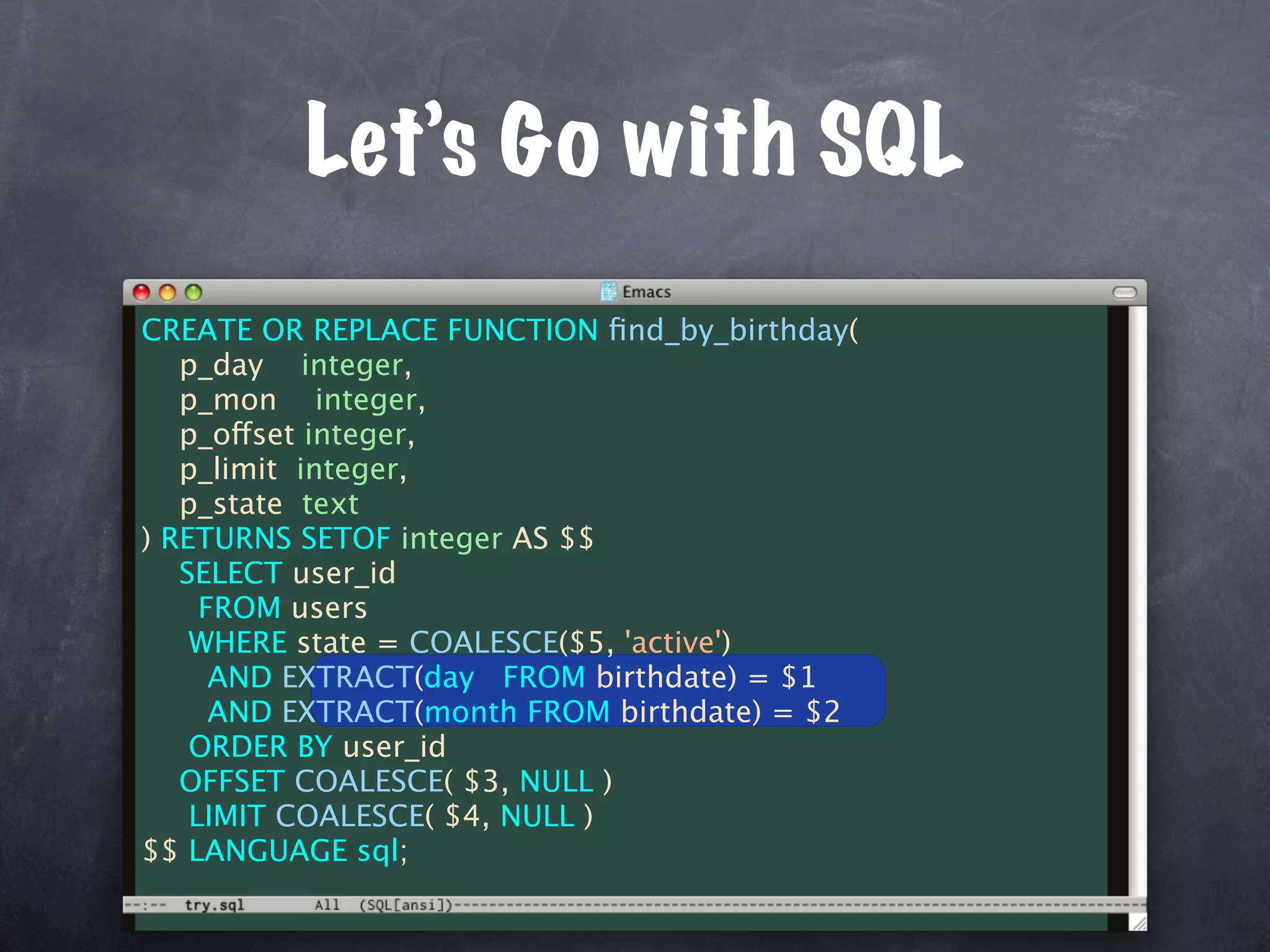 Unit Test Your Database