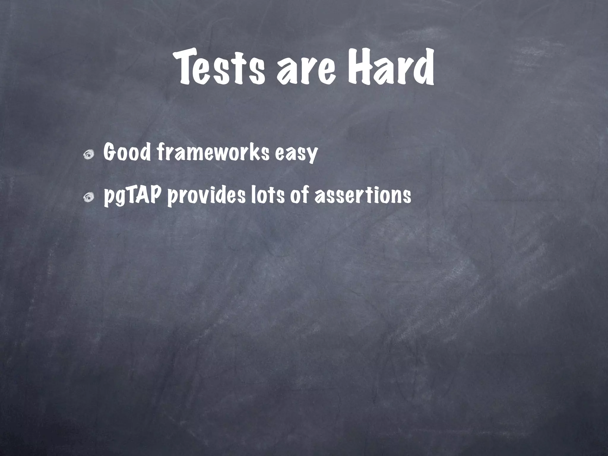 Unit Test Your Database