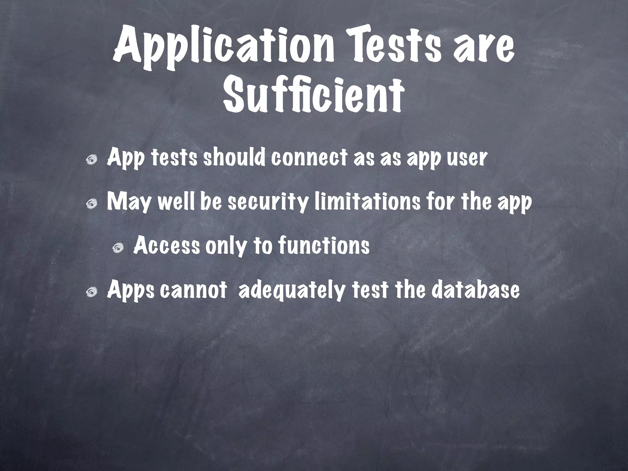 Unit Test Your Database