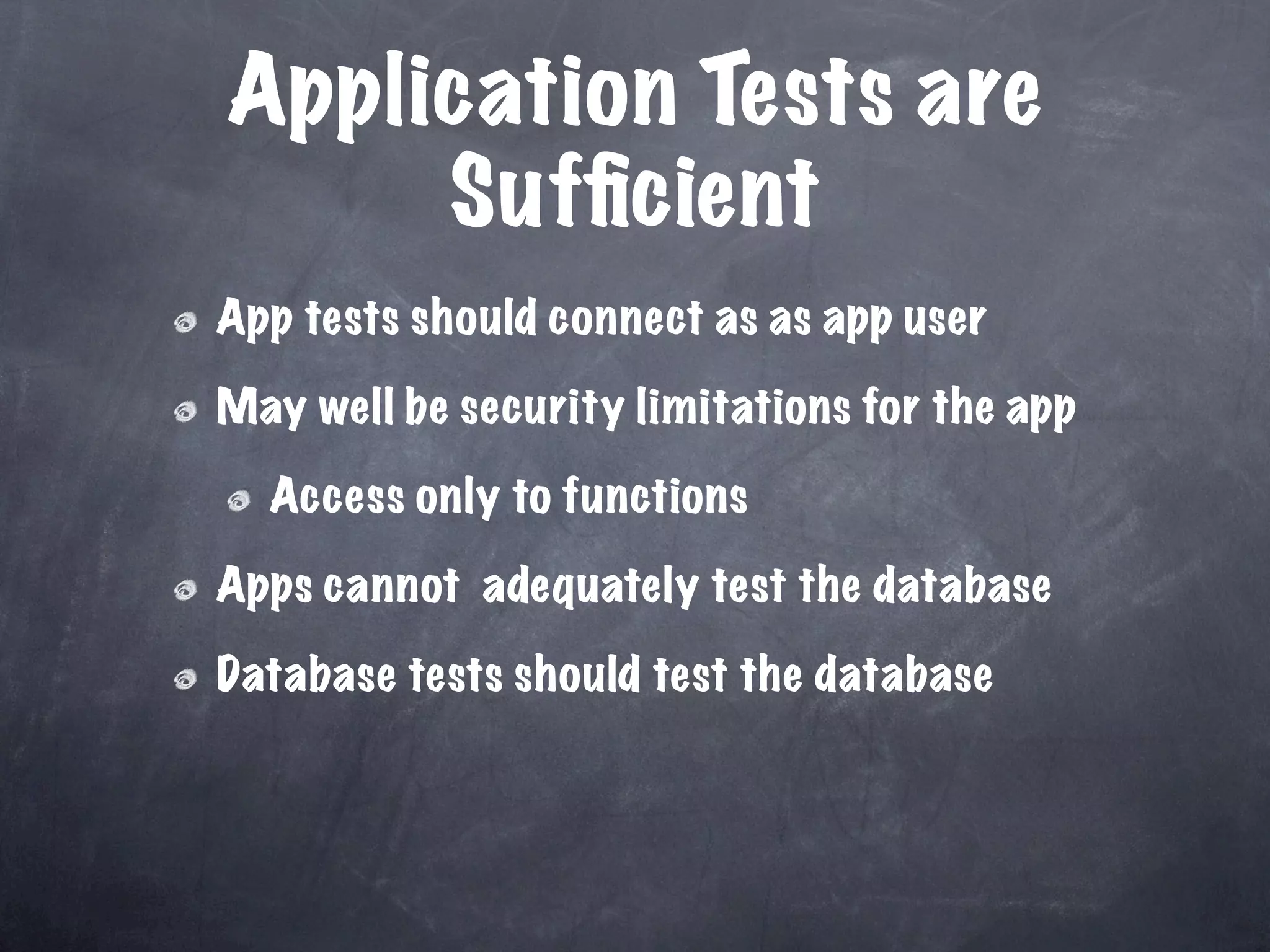 Unit Test Your Database