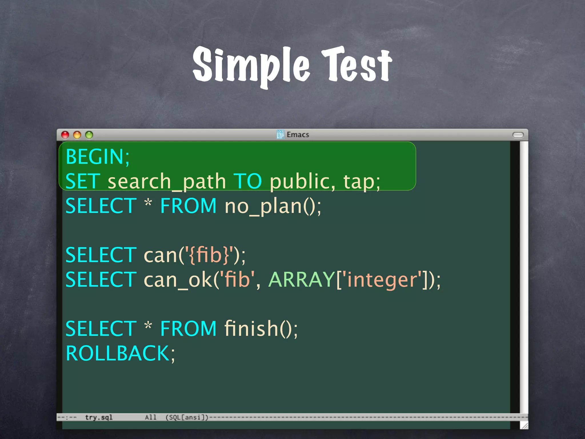 Unit Test Your Database