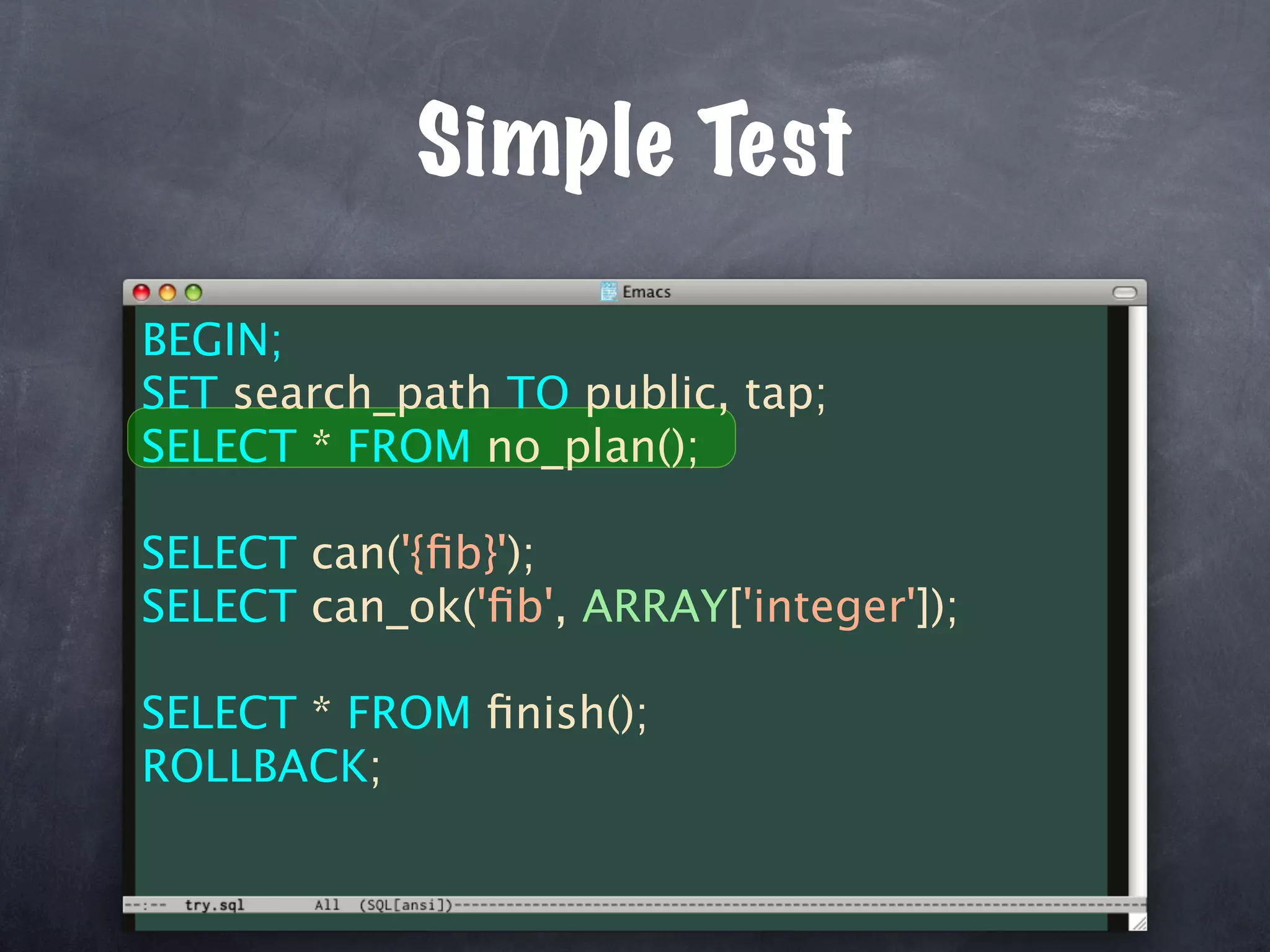 Unit Test Your Database