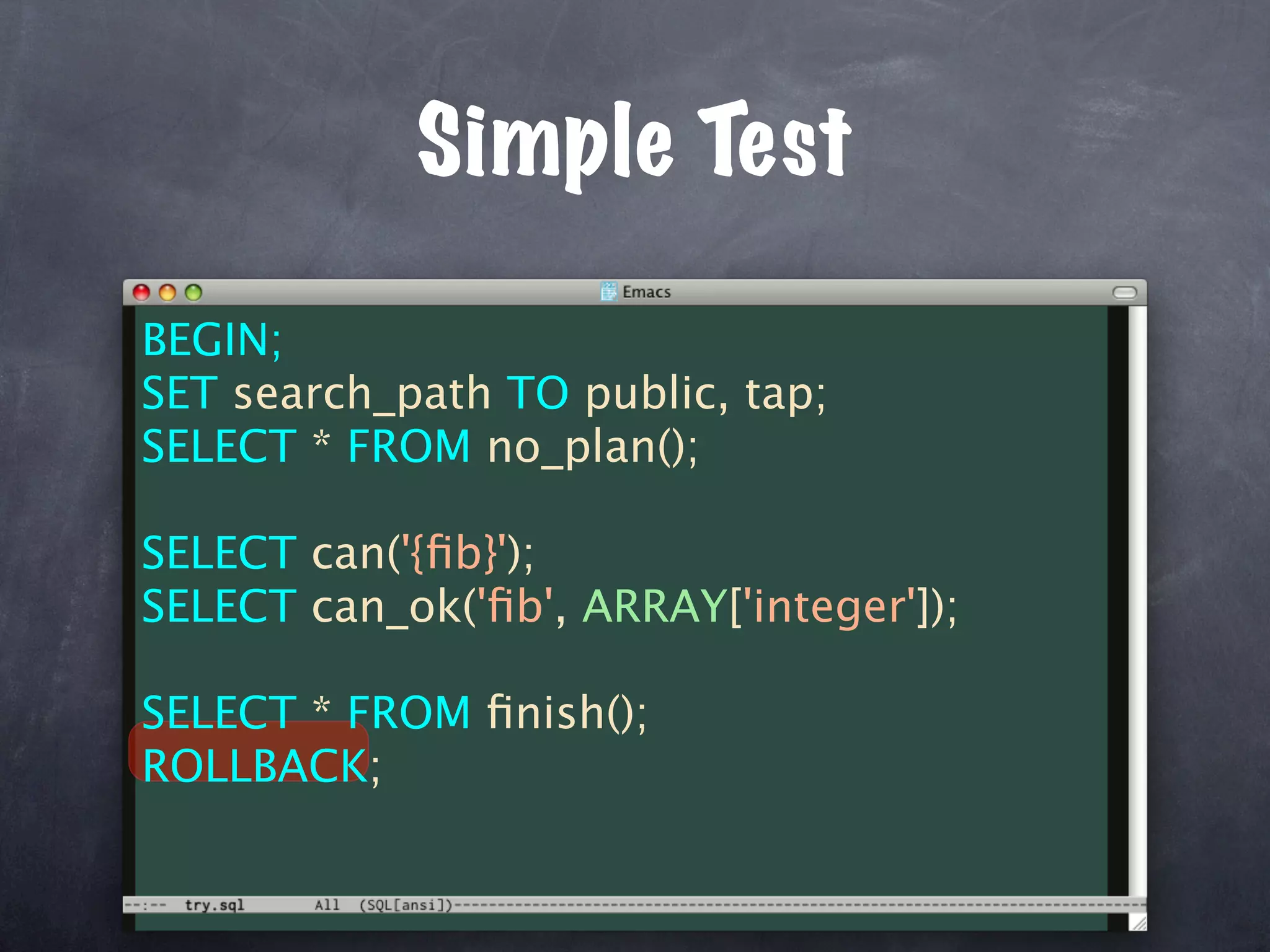 Unit Test Your Database