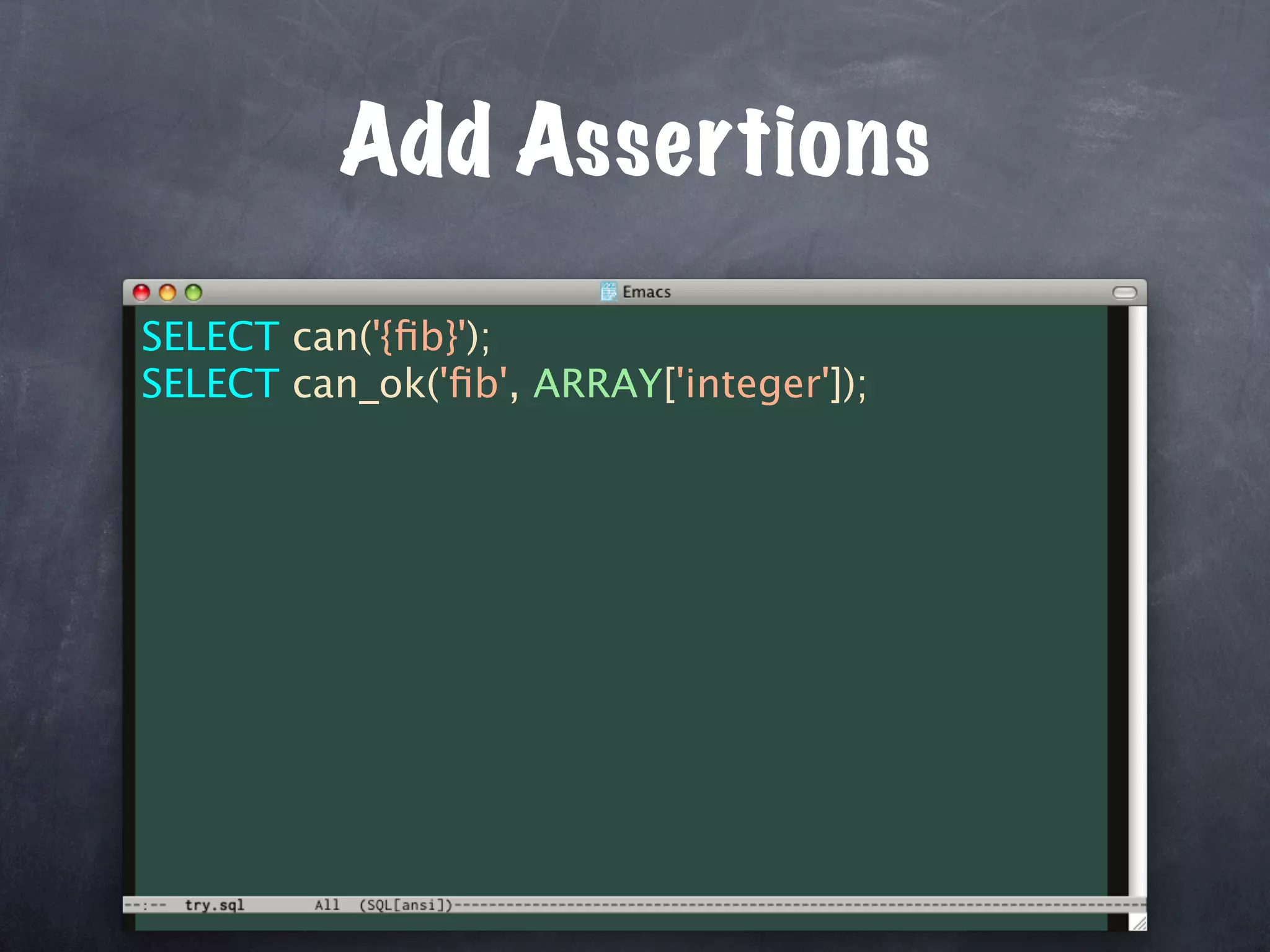Unit Test Your Database