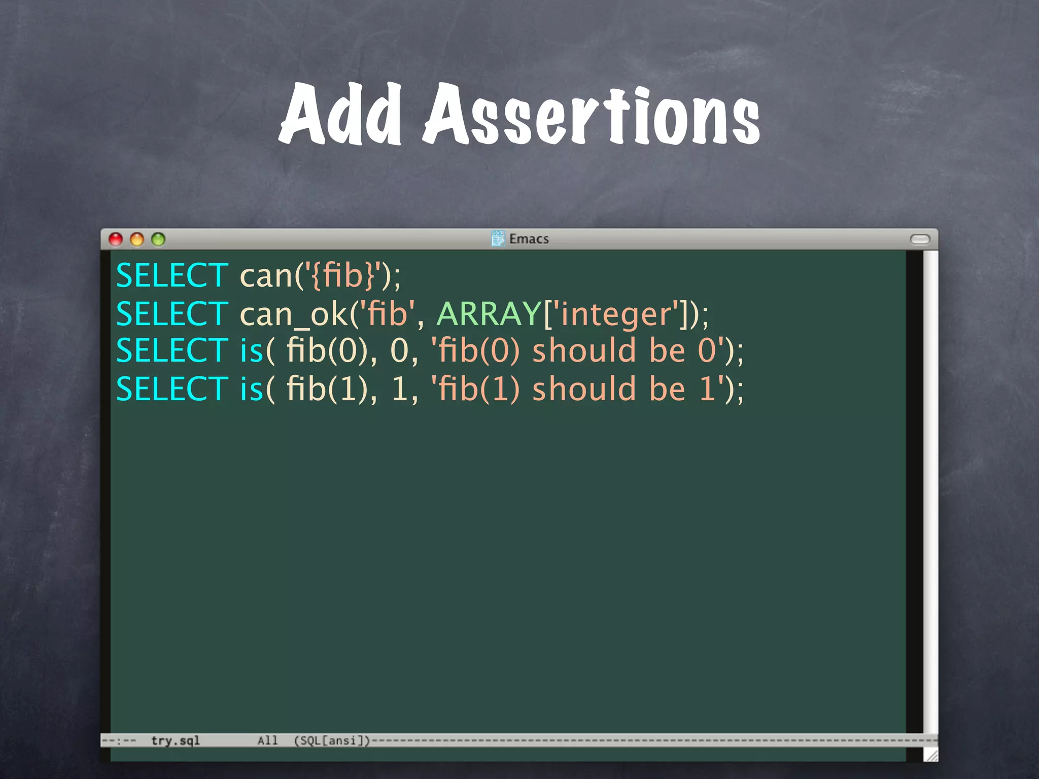 Unit Test Your Database