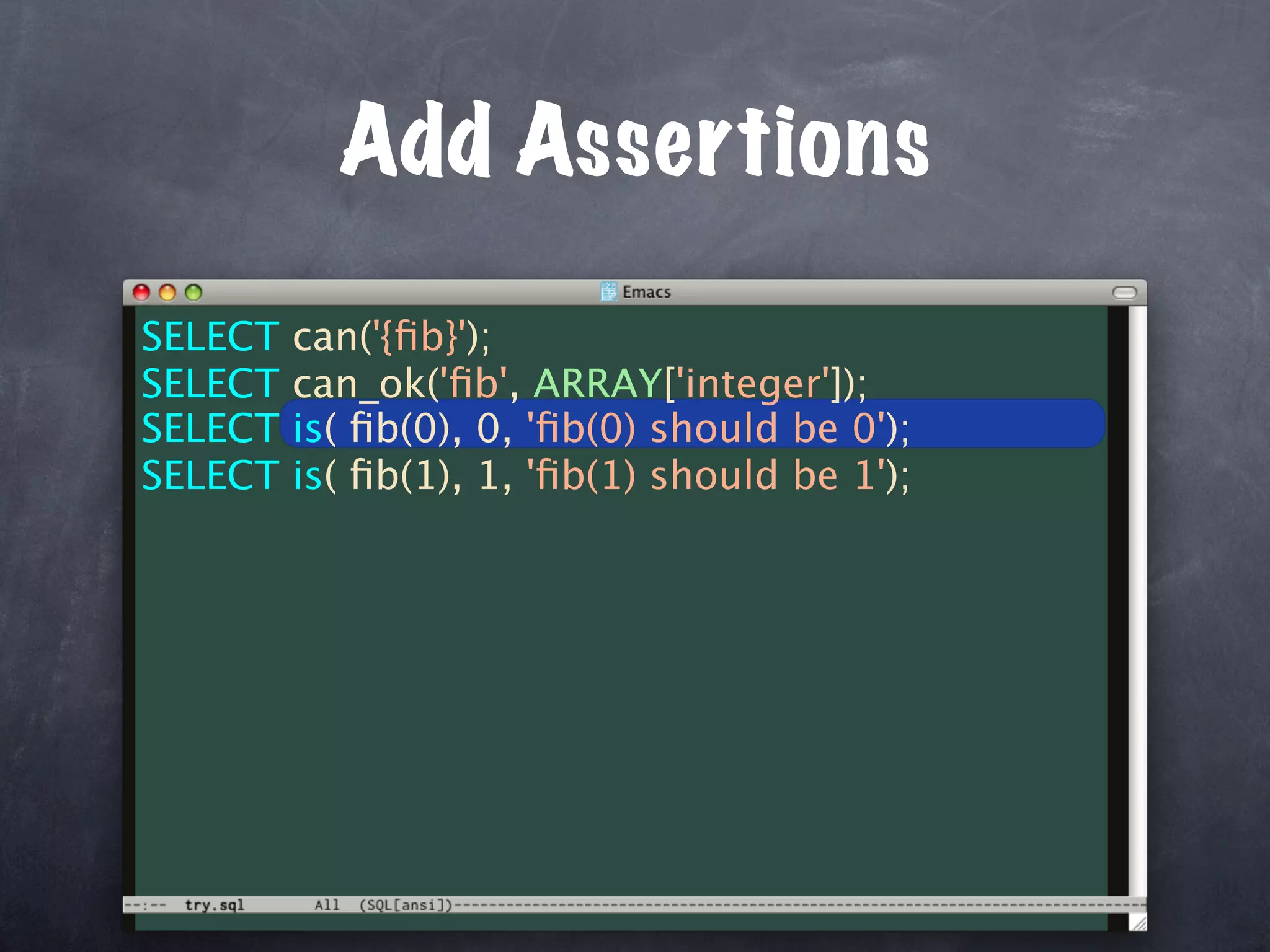 Unit Test Your Database