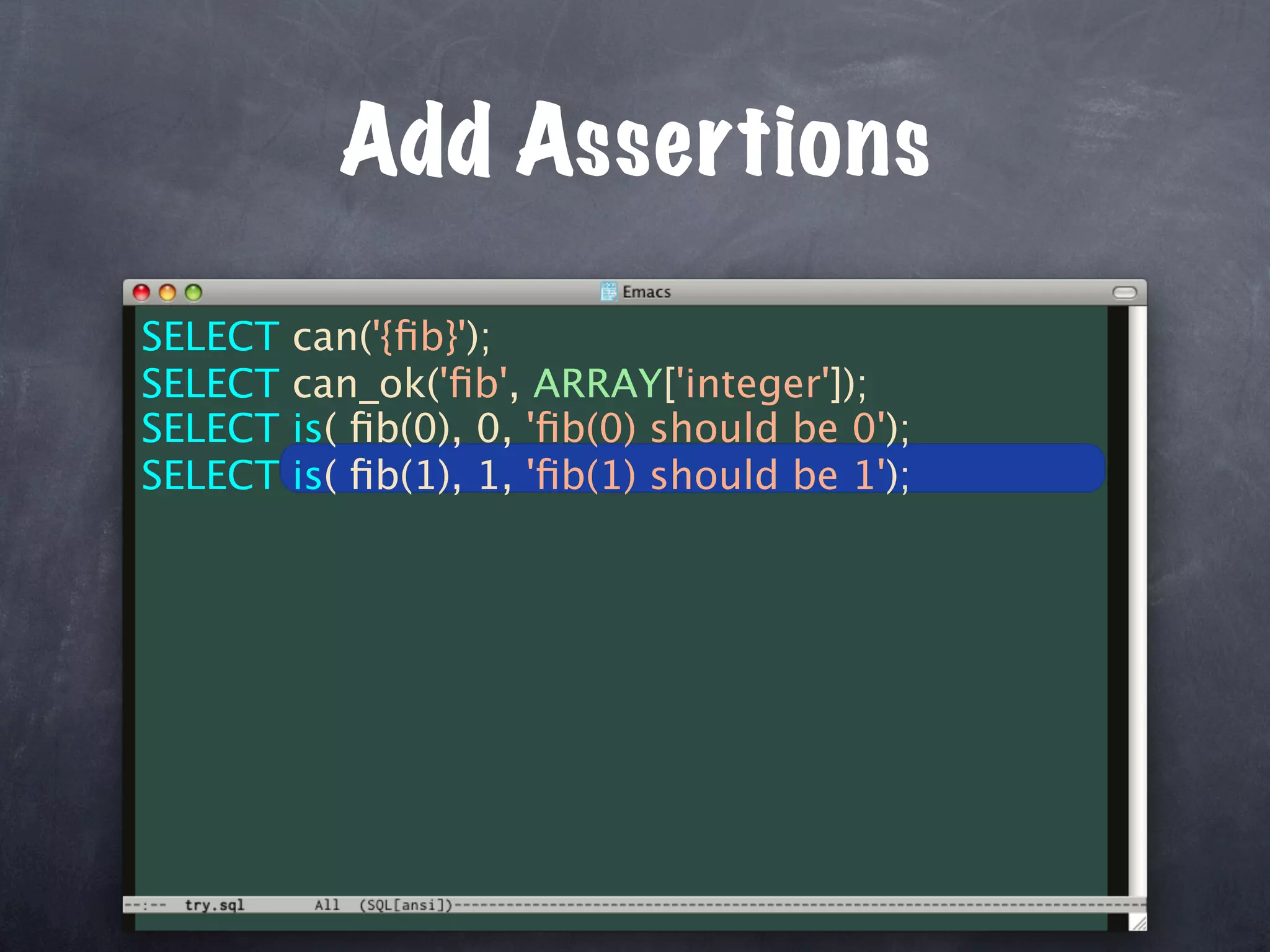 Unit Test Your Database