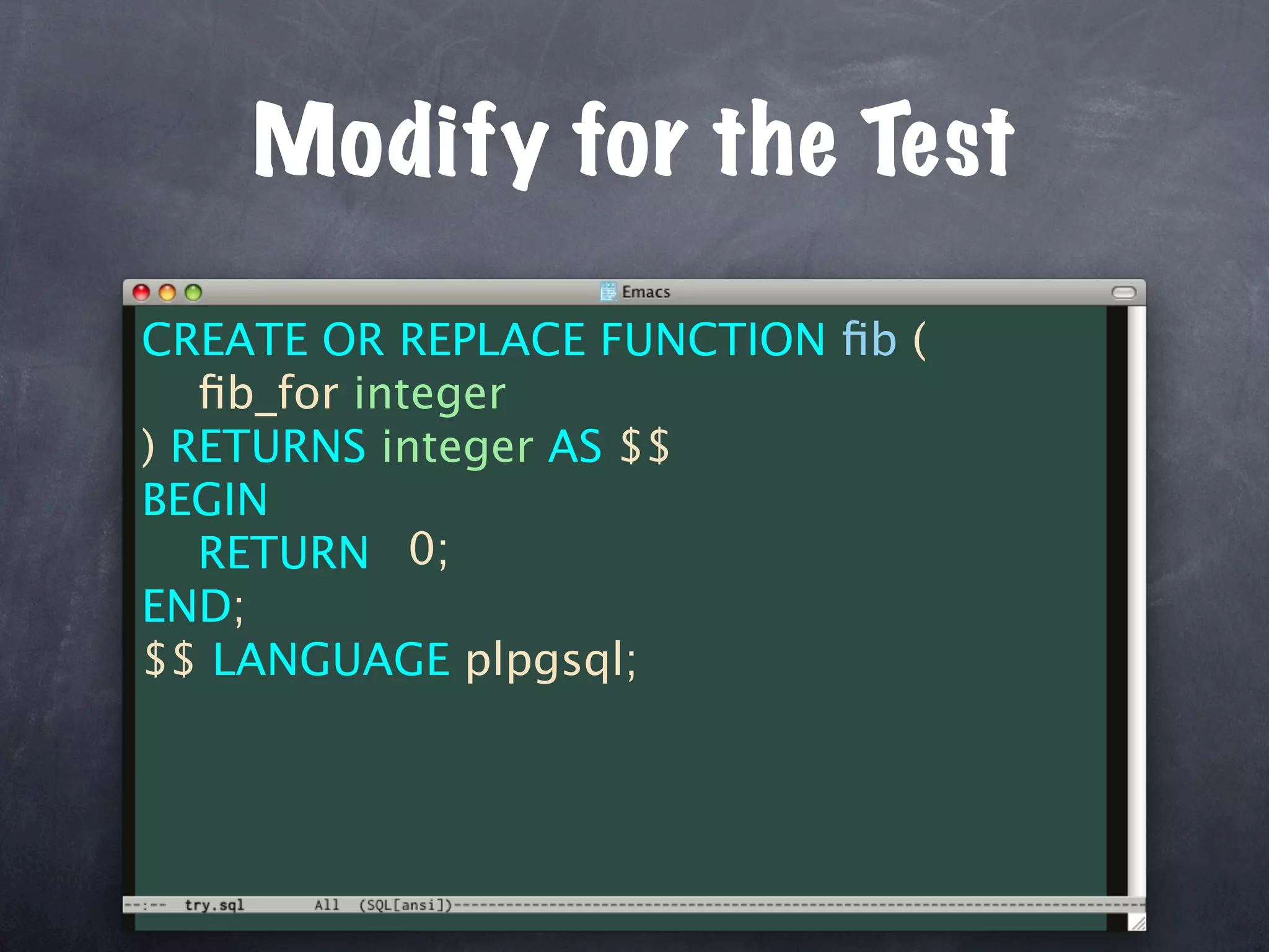 Unit Test Your Database