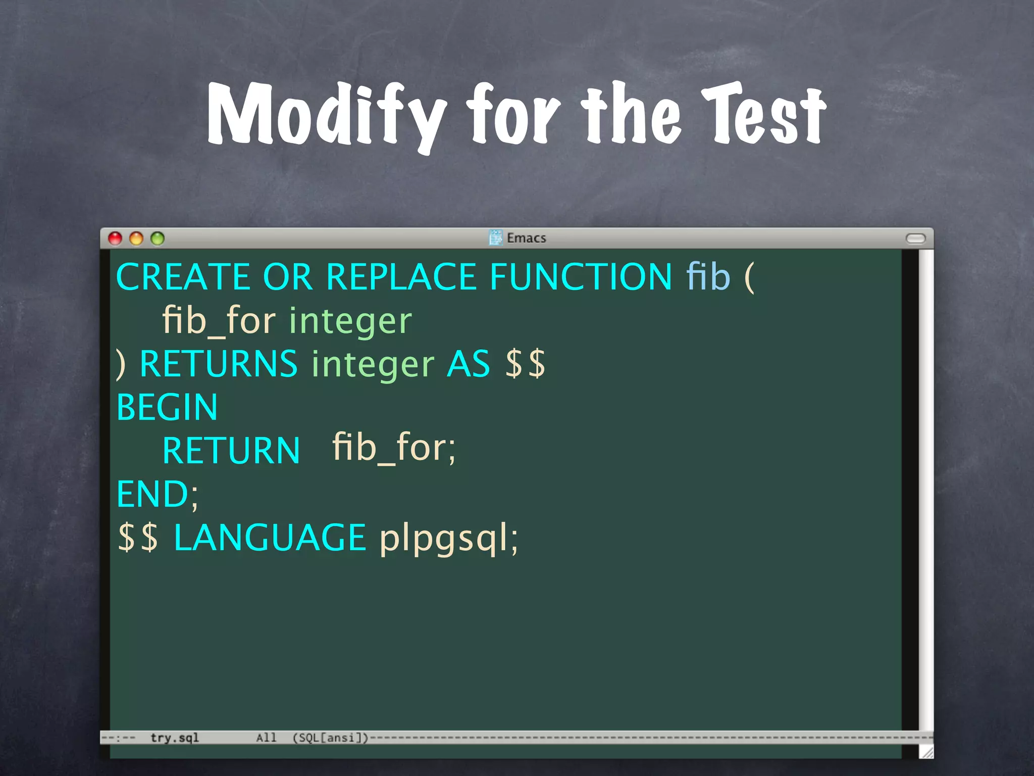 Unit Test Your Database