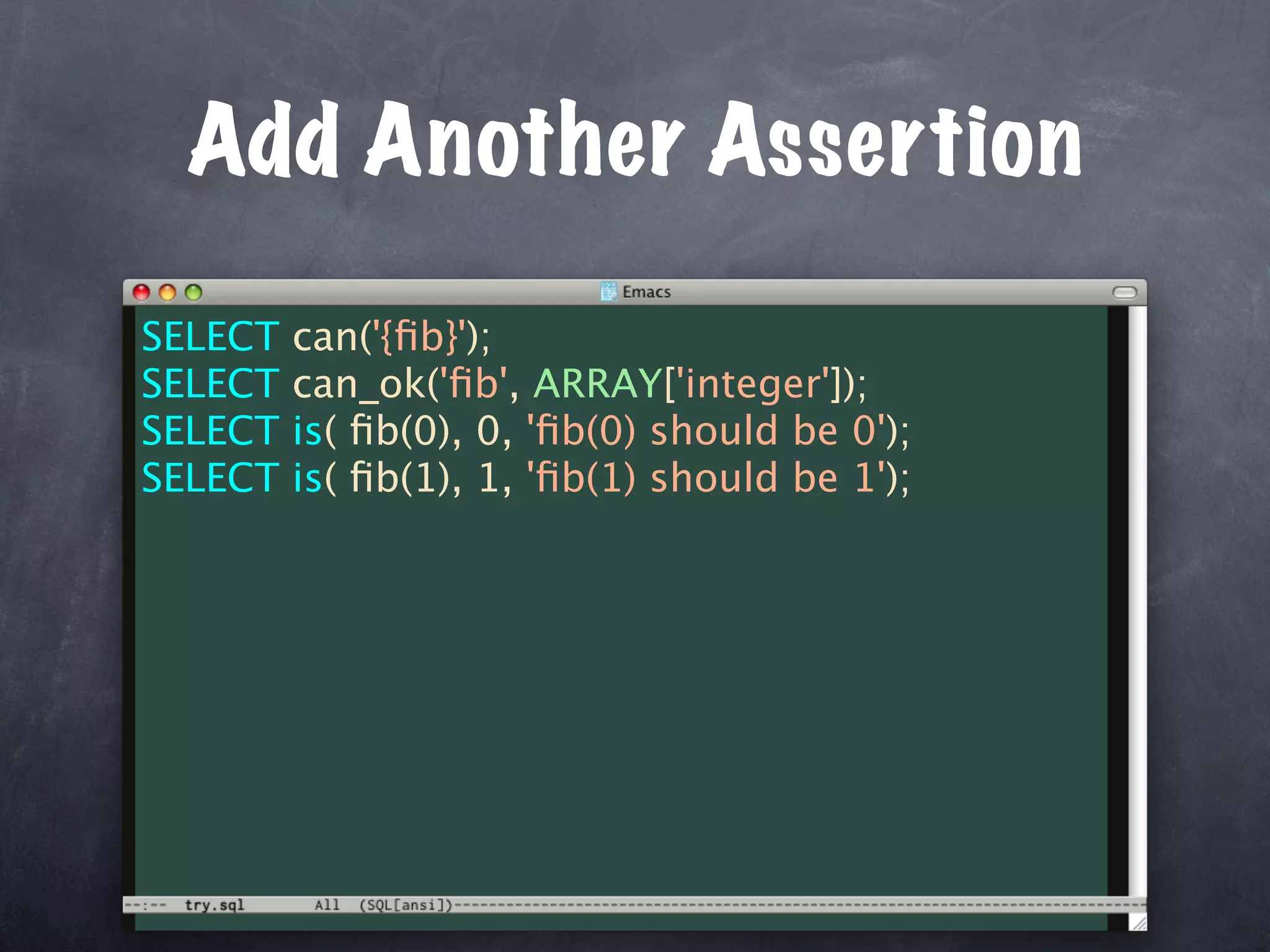 Unit Test Your Database