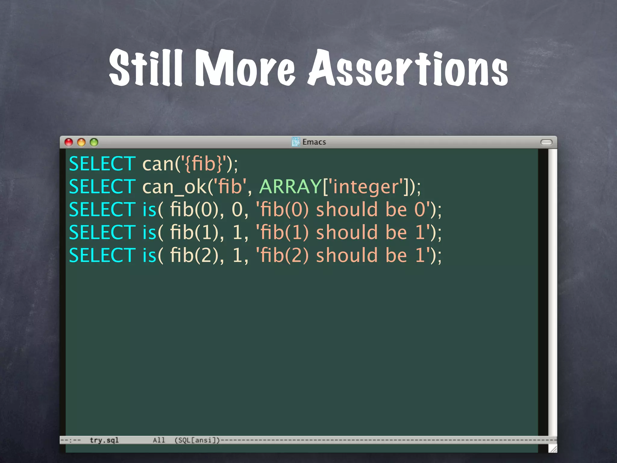 Unit Test Your Database