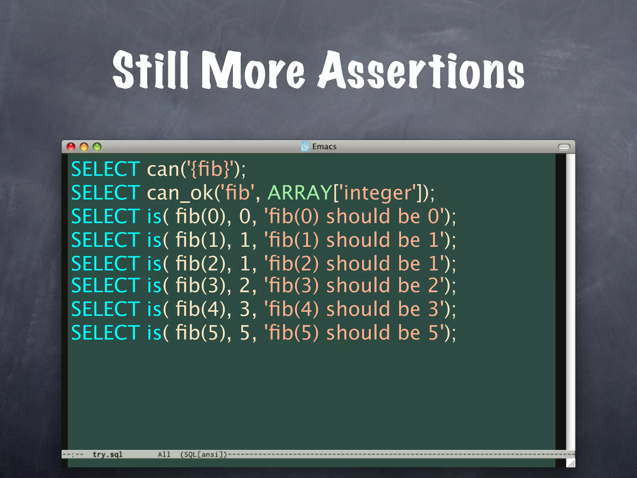 Unit Test Your Database