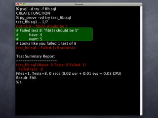 Unit Test Your Database