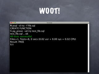 Unit Test Your Database