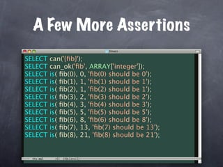 Unit Test Your Database