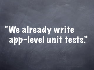 Unit Test Your Database