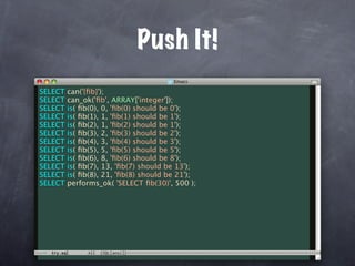 Unit Test Your Database