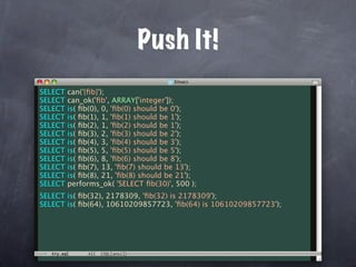 Unit Test Your Database