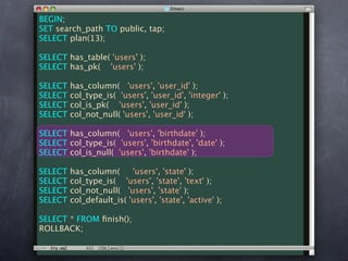 Unit Test Your Database