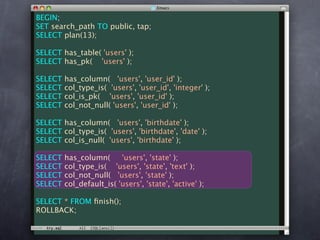 Unit Test Your Database