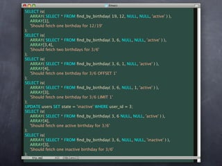 Unit Test Your Database