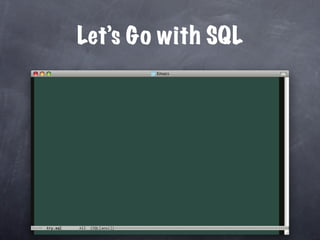 Unit Test Your Database