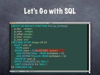 Unit Test Your Database