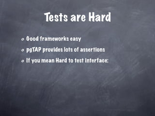 Unit Test Your Database