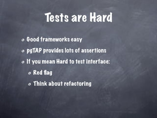 Unit Test Your Database