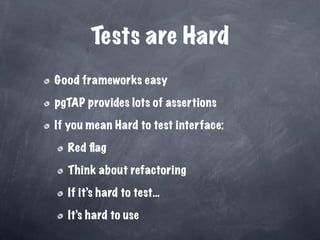Unit Test Your Database