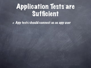 Unit Test Your Database