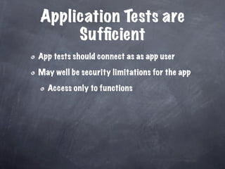 Unit Test Your Database