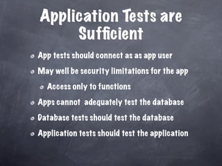Unit Test Your Database