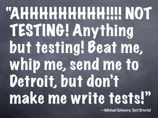 Unit Test Your Database