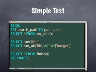 Unit Test Your Database