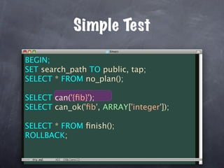 Unit Test Your Database