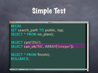 Unit Test Your Database