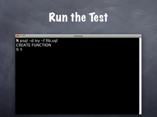 Unit Test Your Database