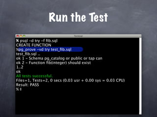 Unit Test Your Database